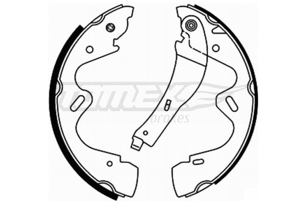 TOMEX Brakes TX 22-01 Brake Shoe Set