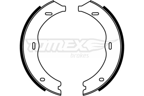 TOMEX Brakes TX 22-12 Brake Shoe Set