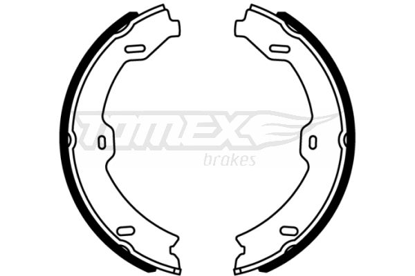 TOMEX Brakes TX 22-14 Brake Shoe Set