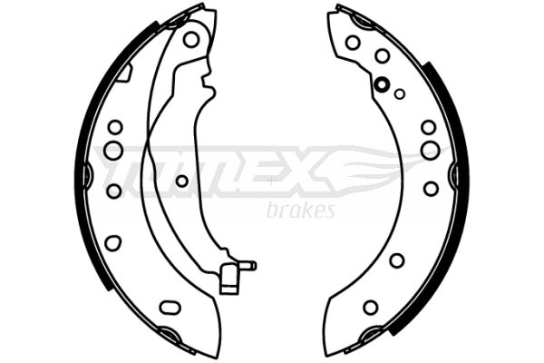 TOMEX Brakes TX 22-21 Brake Shoe Set