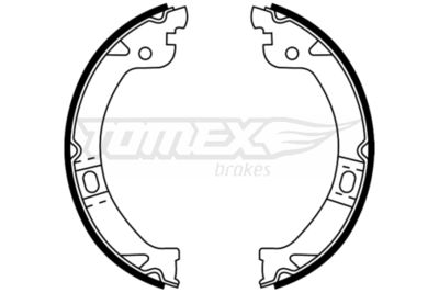 Brake Shoe Set TOMEX Brakes TX 22-26