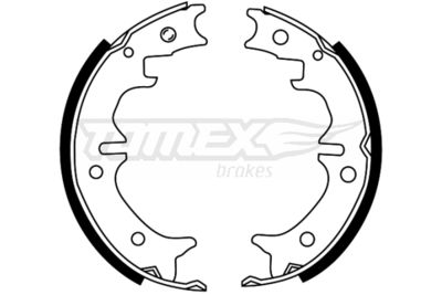 Brake Shoe Set TOMEX Brakes TX 22-29