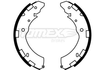 Brake Shoe Set TOMEX Brakes TX 22-37