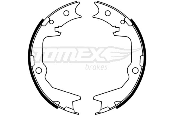 TOMEX Brakes TX 22-39 Brake Shoe Set
