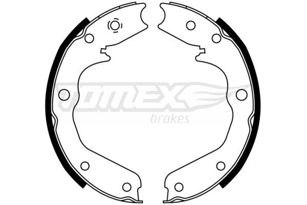 TOMEX Brakes TX 22-43 Brake Shoe Set