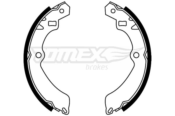 TOMEX Brakes TX 22-46 Brake Shoe Set