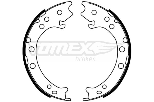 TOMEX Brakes TX 22-52 Brake Shoe Set