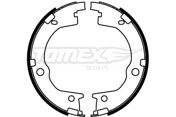 TOMEX Brakes TX 22-55 Brake Shoe Set