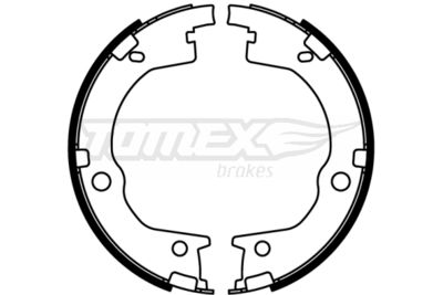 Brake Shoe Set TOMEX Brakes TX 22-55