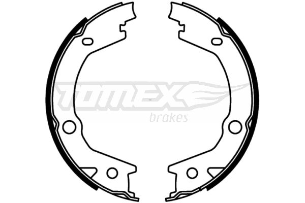 TOMEX Brakes TX 22-68 Brake Shoe Set