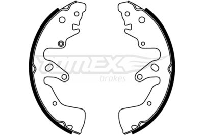 Brake Shoe Set TOMEX Brakes TX 22-74