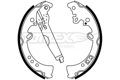 Brake Shoe Set TOMEX Brakes TX 22-76
