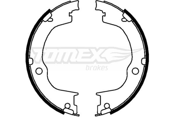 TOMEX Brakes TX 22-77 Brake Shoe Set