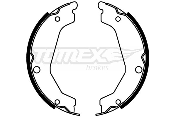 TOMEX Brakes TX 22-78 Brake Shoe Set