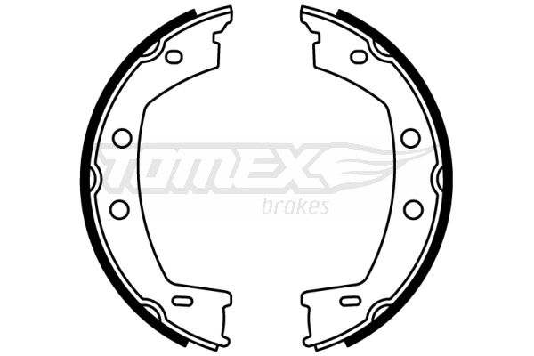 TOMEX Brakes TX 22-79 Brake Shoe Set