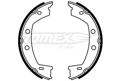 Brake Shoe Set TOMEX Brakes TX 22-79