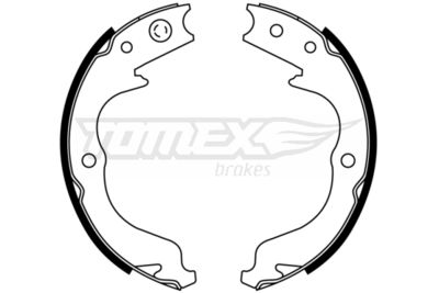 Brake Shoe Set TOMEX Brakes TX 22-81