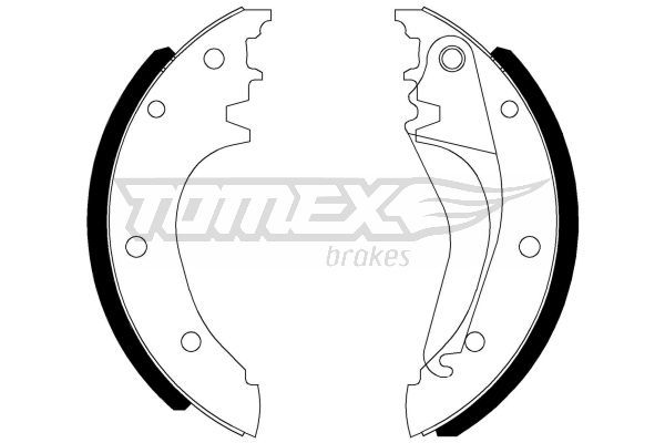 TOMEX Brakes TX 22-90 Brake Shoe Set