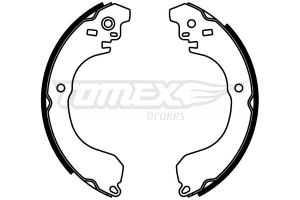 TOMEX Brakes TX 22-91 Brake Shoe Set