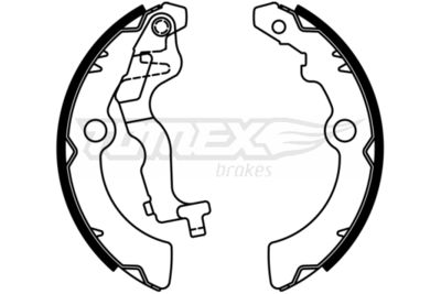 Brake Shoe Set TOMEX Brakes TX 22-92