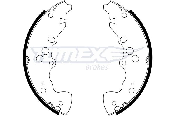 TOMEX Brakes TX 22-95 Brake Shoe Set