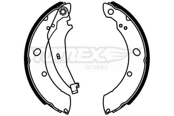 TOMEX Brakes TX 22-97 Brake Shoe Set