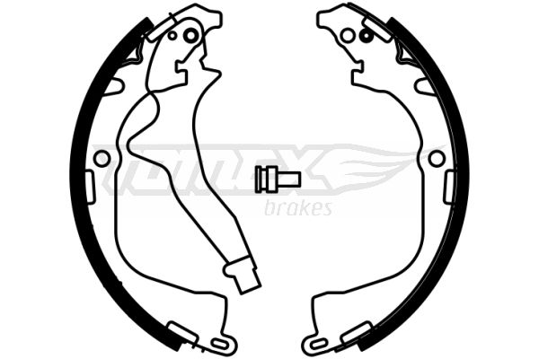 TOMEX Brakes TX 23-03 Brake Shoe Set