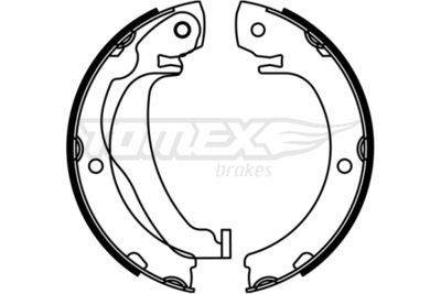 Brake Shoe Set TOMEX Brakes TX 23-05