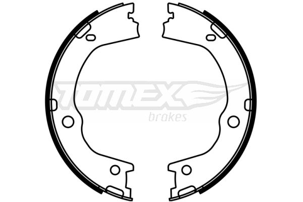 TOMEX Brakes TX 23-06 Brake Shoe Set