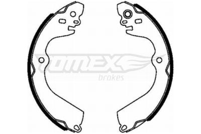 Brake Shoe Set TOMEX Brakes TX 23-07