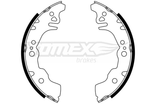 TOMEX Brakes TX 23-08 Brake Shoe Set