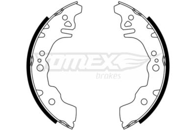 Brake Shoe Set TOMEX Brakes TX 23-08