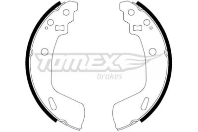 Brake Shoe Set TOMEX Brakes TX 23-14
