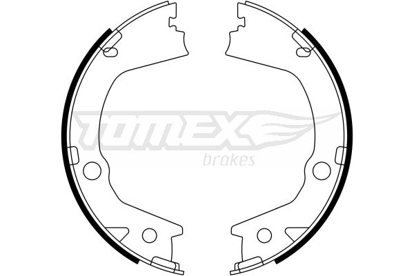 TOMEX Brakes TX 23-16 Brake Shoe Set