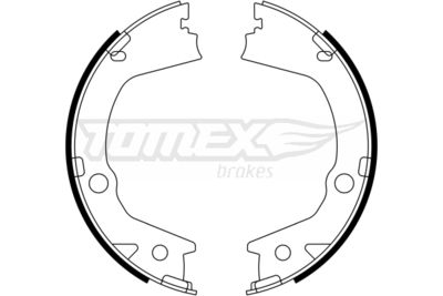 Brake Shoe Set TOMEX Brakes TX 23-16