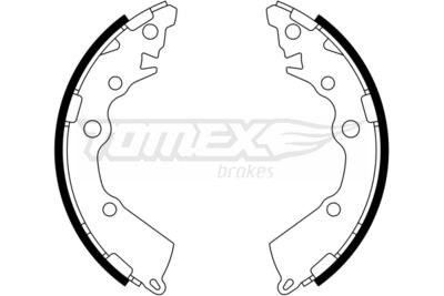 Brake Shoe Set TOMEX Brakes TX 23-18