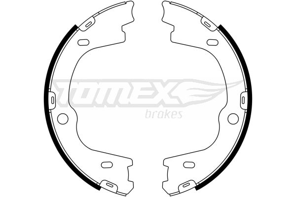 TOMEX Brakes TX 23-27 Brake Shoe Set