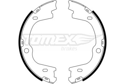 Brake Shoe Set TOMEX Brakes TX 23-27