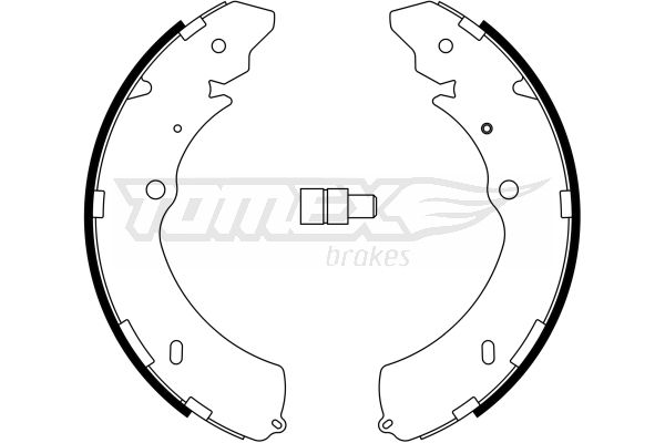 TOMEX Brakes TX 23-28 Brake Shoe Set
