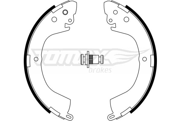 TOMEX Brakes TX 23-29 Brake Shoe Set