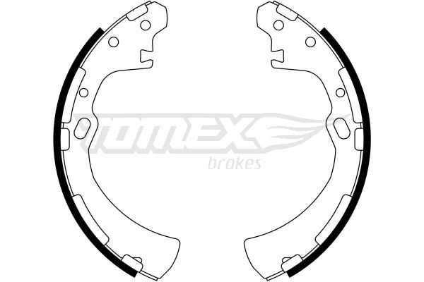 TOMEX Brakes TX 23-31 Brake Shoe Set