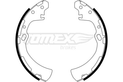 Brake Shoe Set TOMEX Brakes TX 23-31