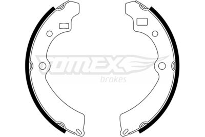 Brake Shoe Set TOMEX Brakes TX 23-32