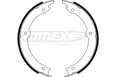 Brake Shoe Set, parking brake TOMEX Brakes TX 23-33