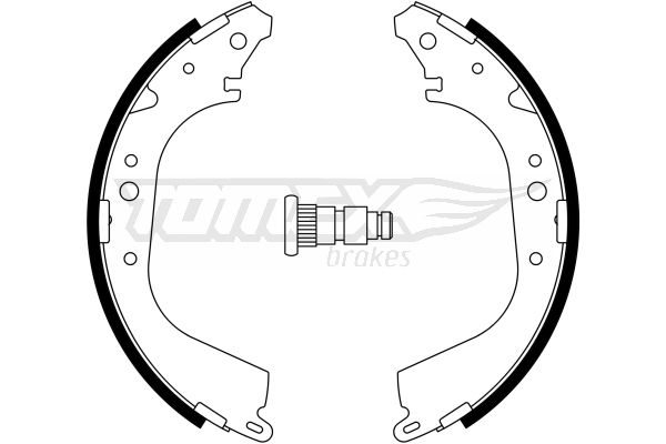 TOMEX Brakes TX 23-35 Brake Shoe Set