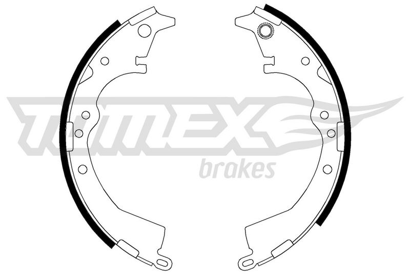 TOMEX Brakes TX 23-36 Brake Shoe Set