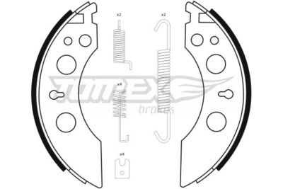 Brake Shoe Set TOMEX Brakes TX 23-39