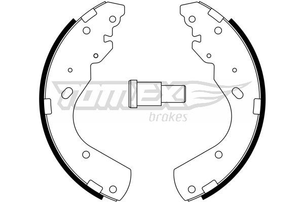 TOMEX Brakes TX 23-44 Brake Shoe Set