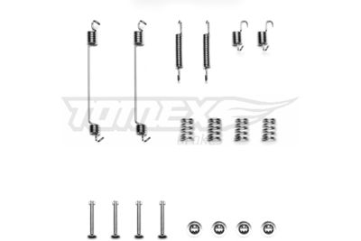 Accessory Kit, brake shoes TOMEX Brakes TX 40-08