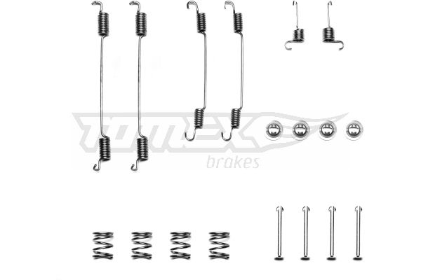TOMEX Brakes TX 40-13 Accessory Kit, brake shoes